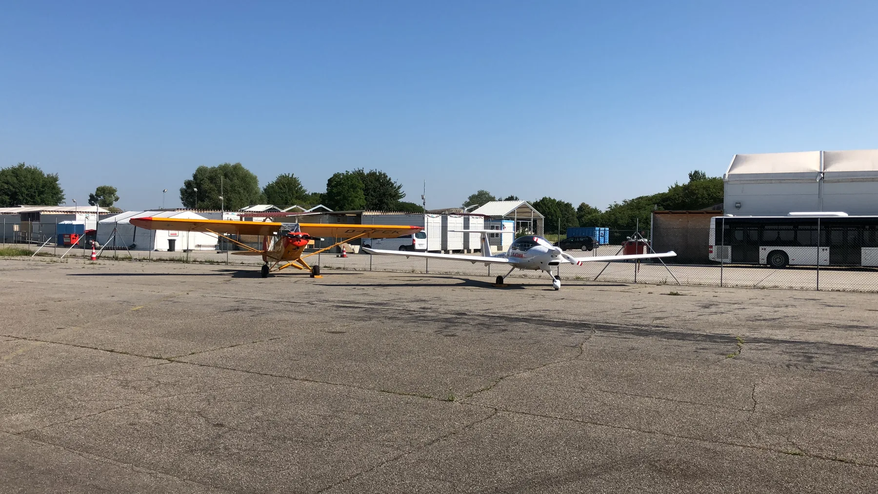 Aufnahme aus Marcs Flugblog, 2018