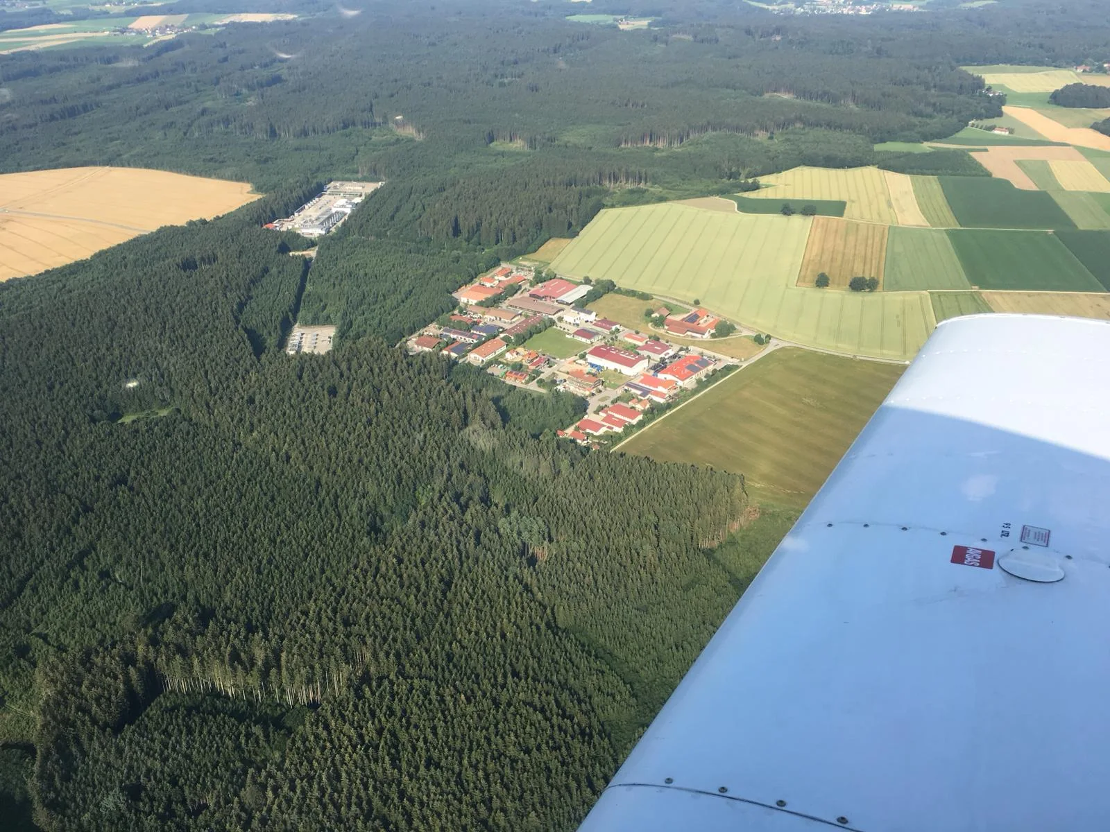 Aufnahme aus Marcs Flugblog, 2018