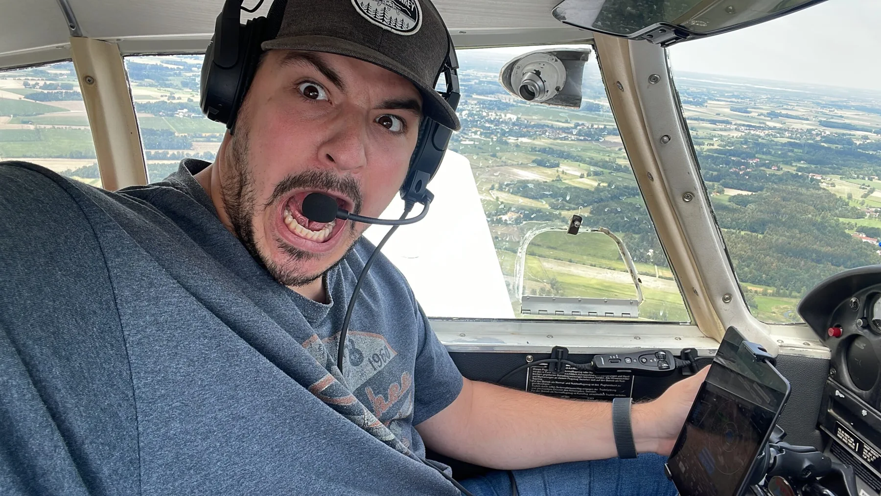 Aufnahme aus Marcs Flugblog, 2022