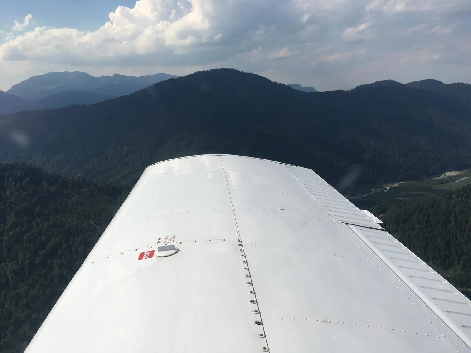Aufnahme aus Marcs Flugblog, 2018