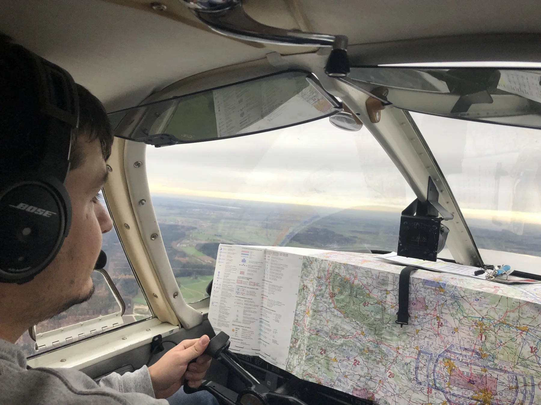 Aufnahme aus Marcs Flugblog, 2018