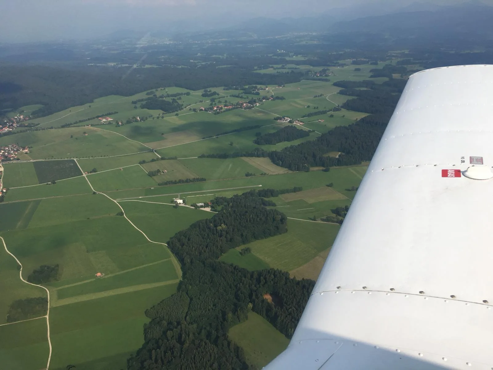 Aufnahme aus Marcs Flugblog, 2018