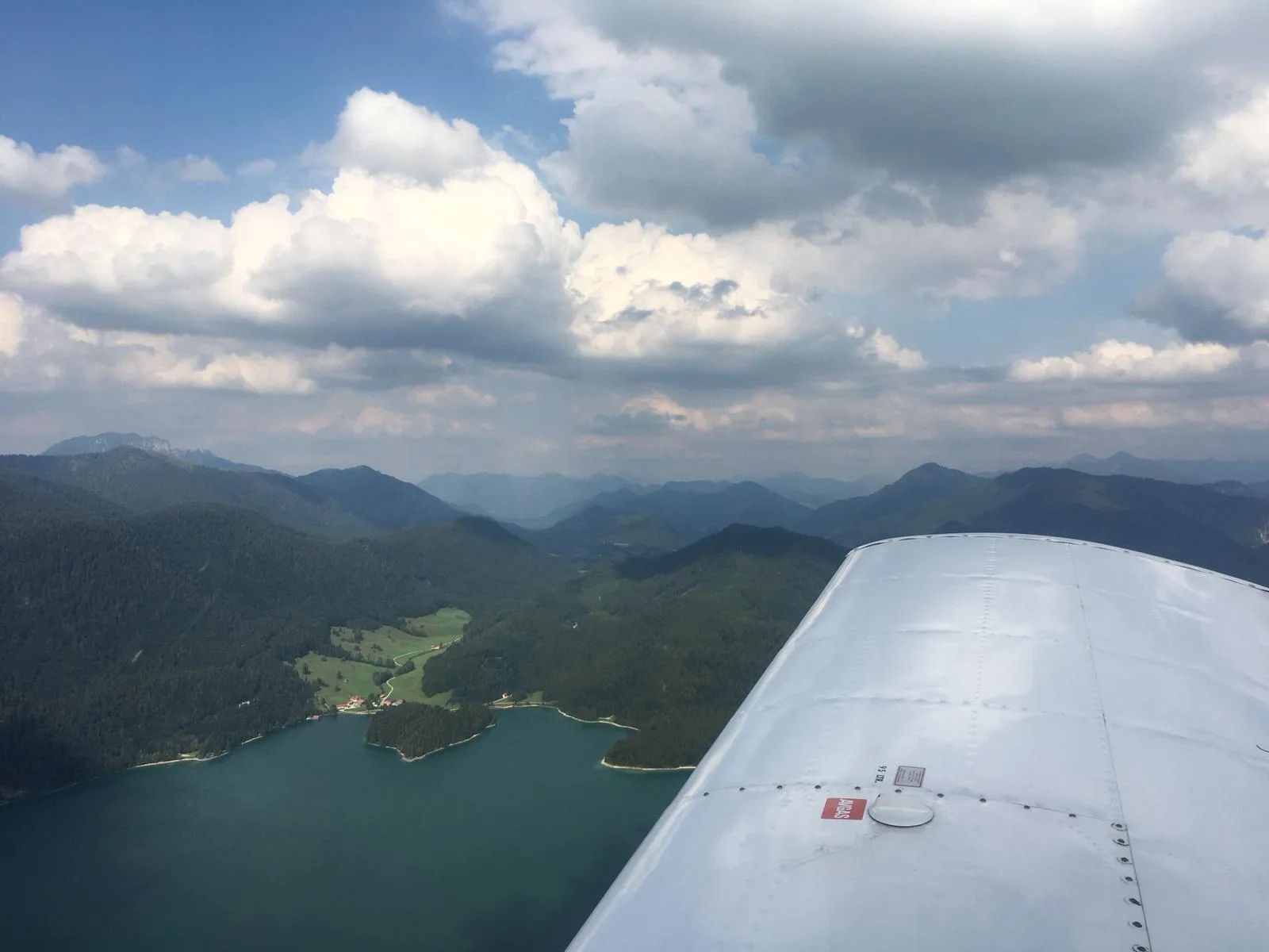 Aufnahme aus Marcs Flugblog, 2018